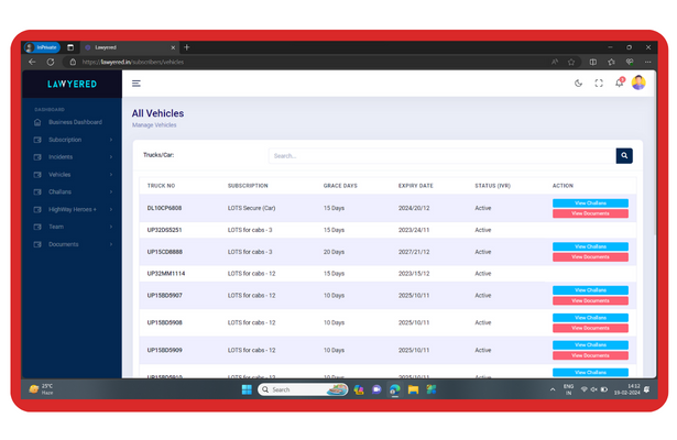 View & Track your challans